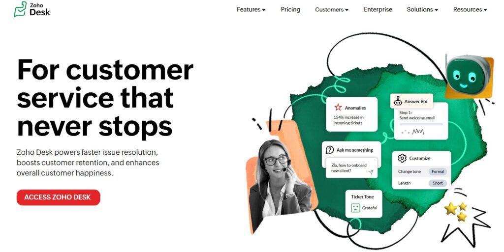 Zoho desk