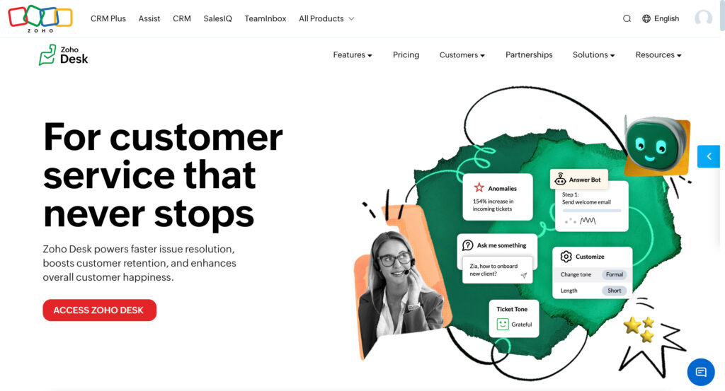 zoho desk